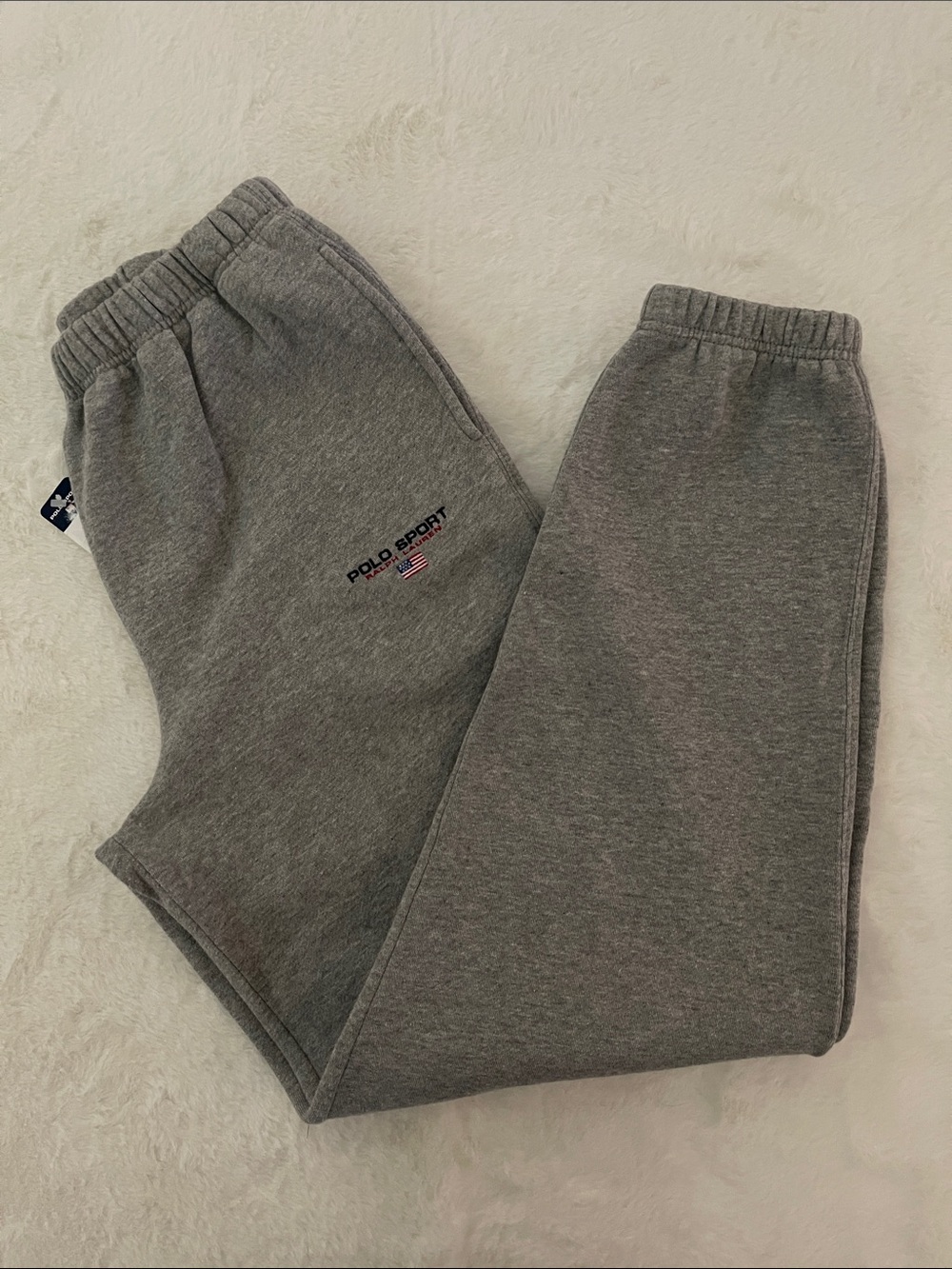 Polo by Ralph Lauren Grey Mens Sweatpants with Polo Sport Logo SZ L  NWT